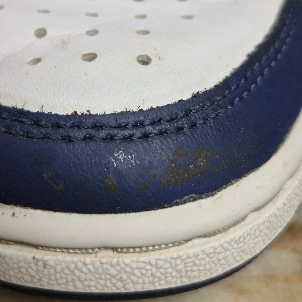 Nike Court Borough Low 2 Midnight Navy White BQ5451-107 Kids Size 12C Sneaker